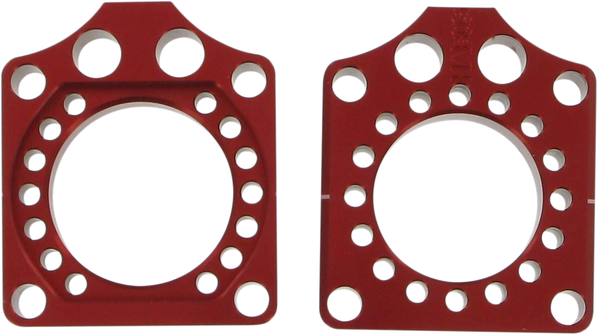 Axle Blocks - Honda CRF250R/CRF450R - Red