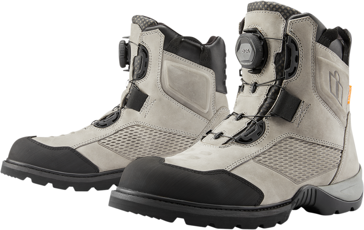 Botas ICON Stormhawk a prueba de Agua color Gris