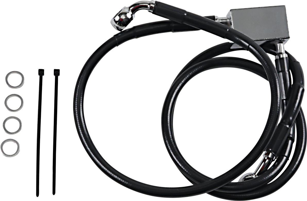 Línea de Freno Trasero de 33-1/2" - Negro