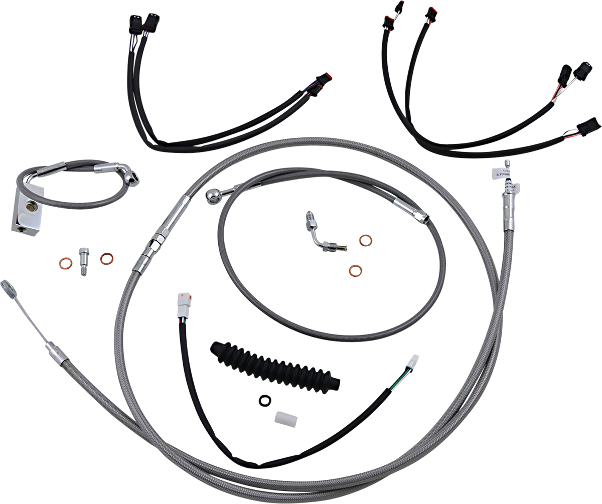 Control Cable Kit - XR - Stainless Steel/Chrome