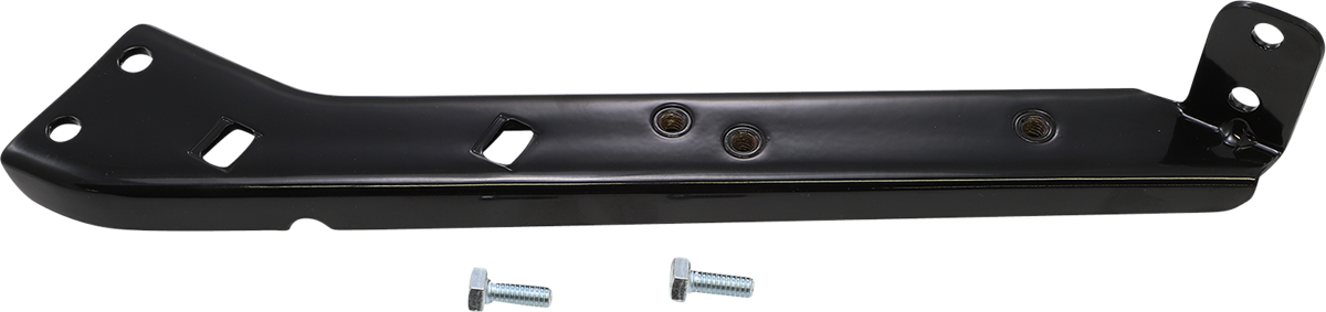 Left Saddlebag Rail Support Bracket - Black