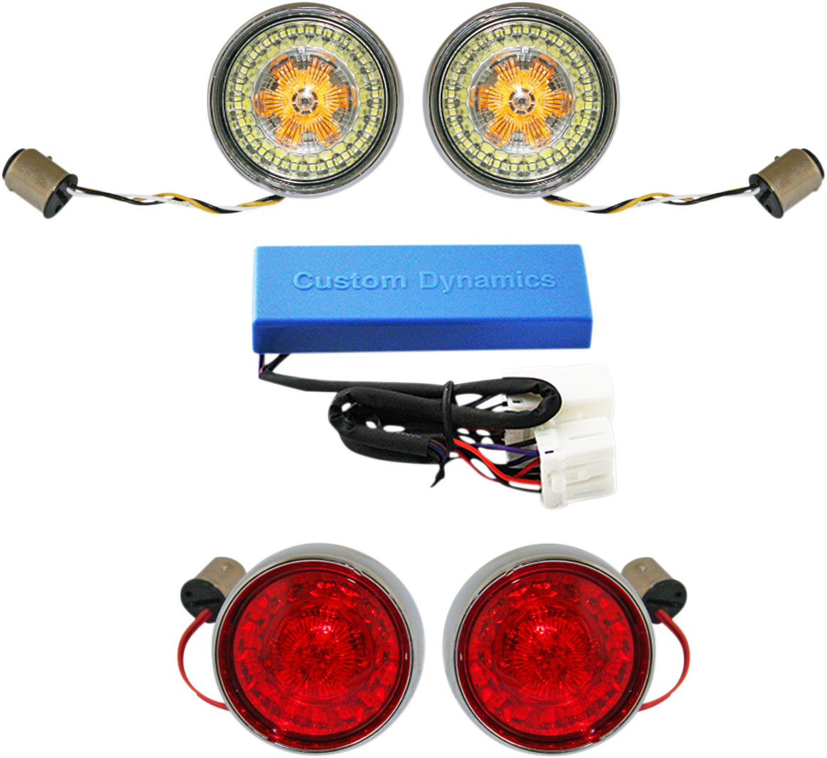 Full Bullet Turn Signal Conversion Kit - Chrome