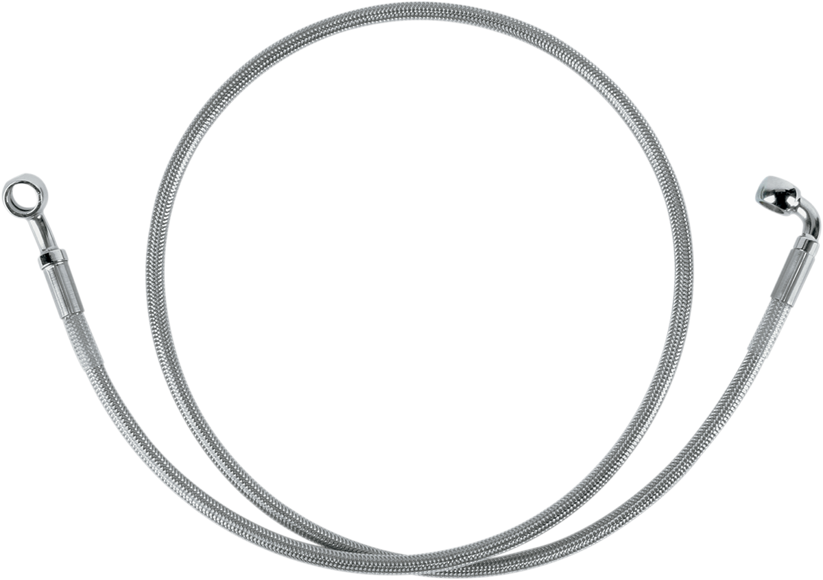 Linea de freno delantero Acero inoxidable con revestimiento transparente