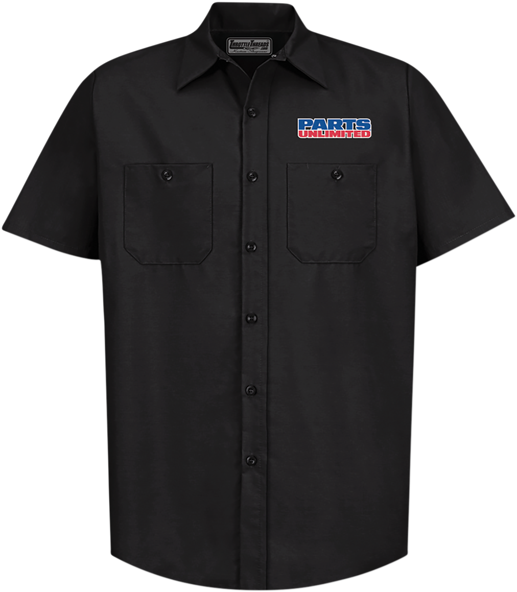 Parts Unlimited Shop Shirt - Black - Small
