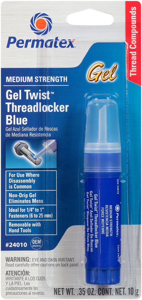 Gel Threadlocker - Blue - 0.35 oz. net wt.