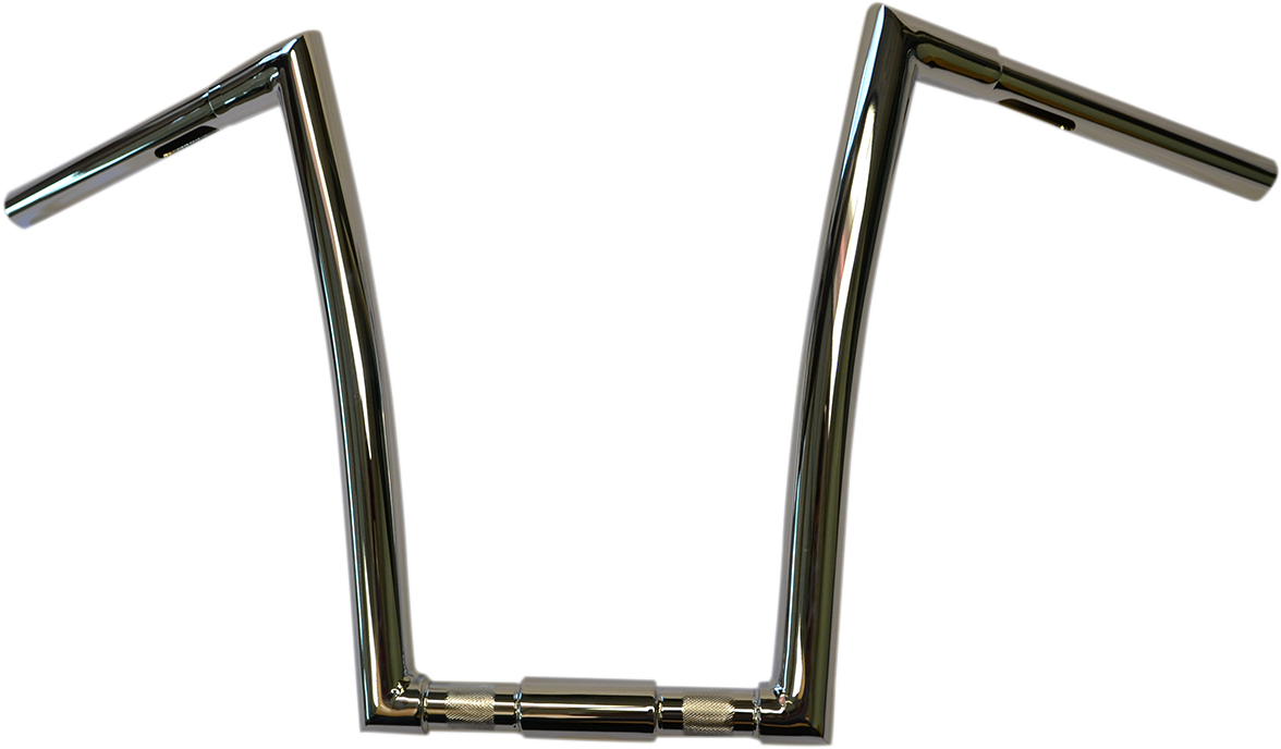 Chrome 1-1/4" Springer Style Strip Handlebar With 14" Rise