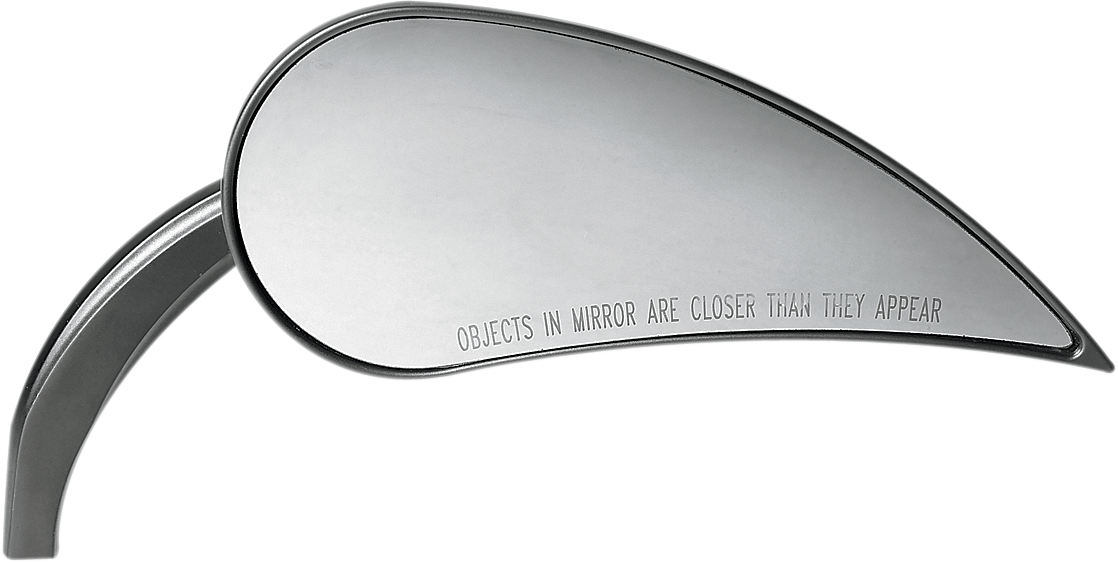 Espejo ARLEN NESS Rad III Tear Drop Derecho - Negro