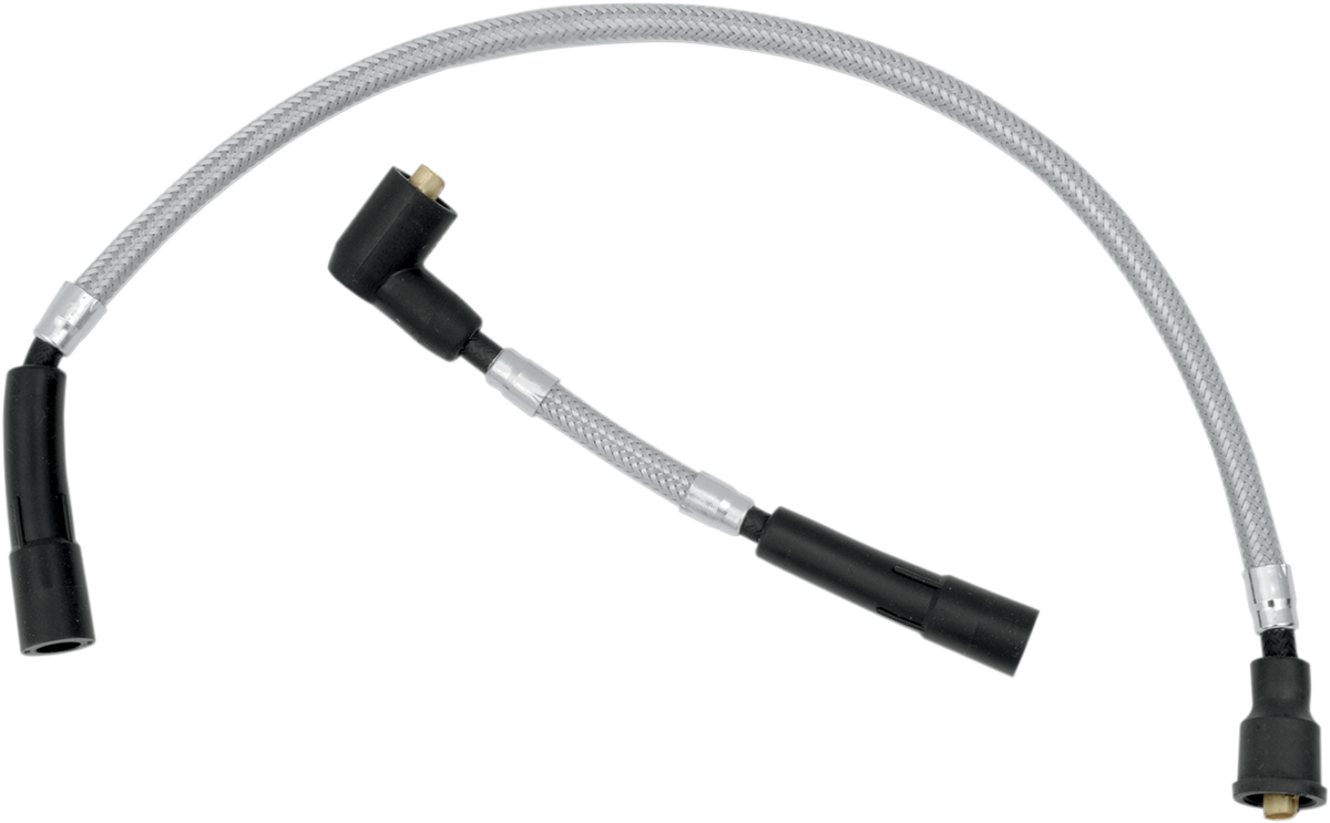 Spark Plug Wires - Polished Stainless - XL