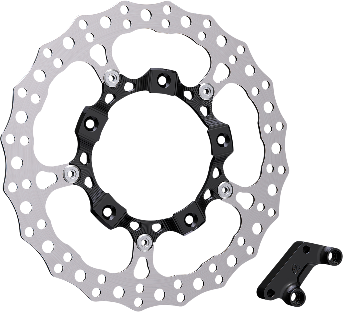 Rotor 14" - Front Right - Black