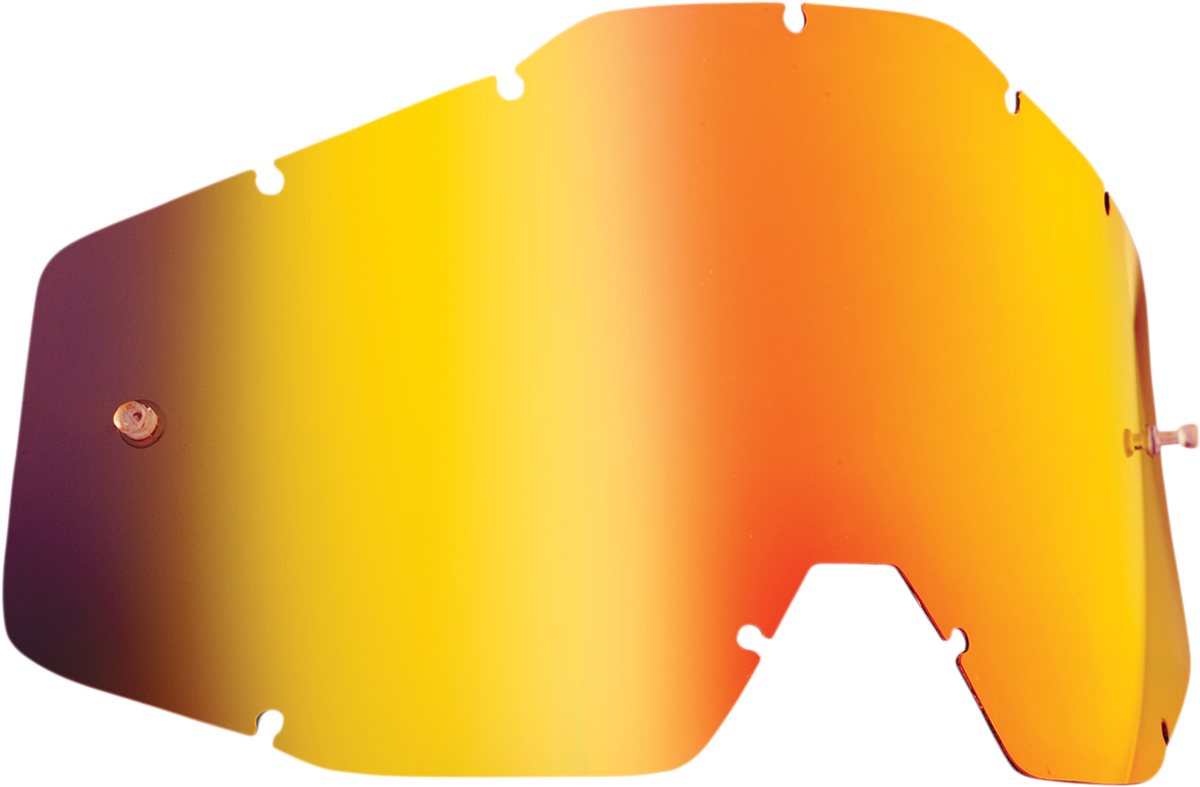 Lente de repuesto para goggles de niño FMF PowerBomb/PowerCore - rojo espejo