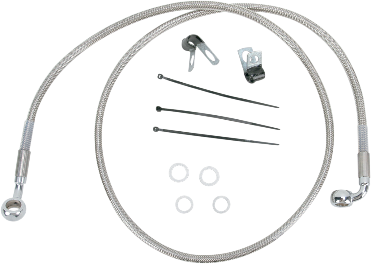 Línea de Freno Delantero de 10" de Acero Inoxidable