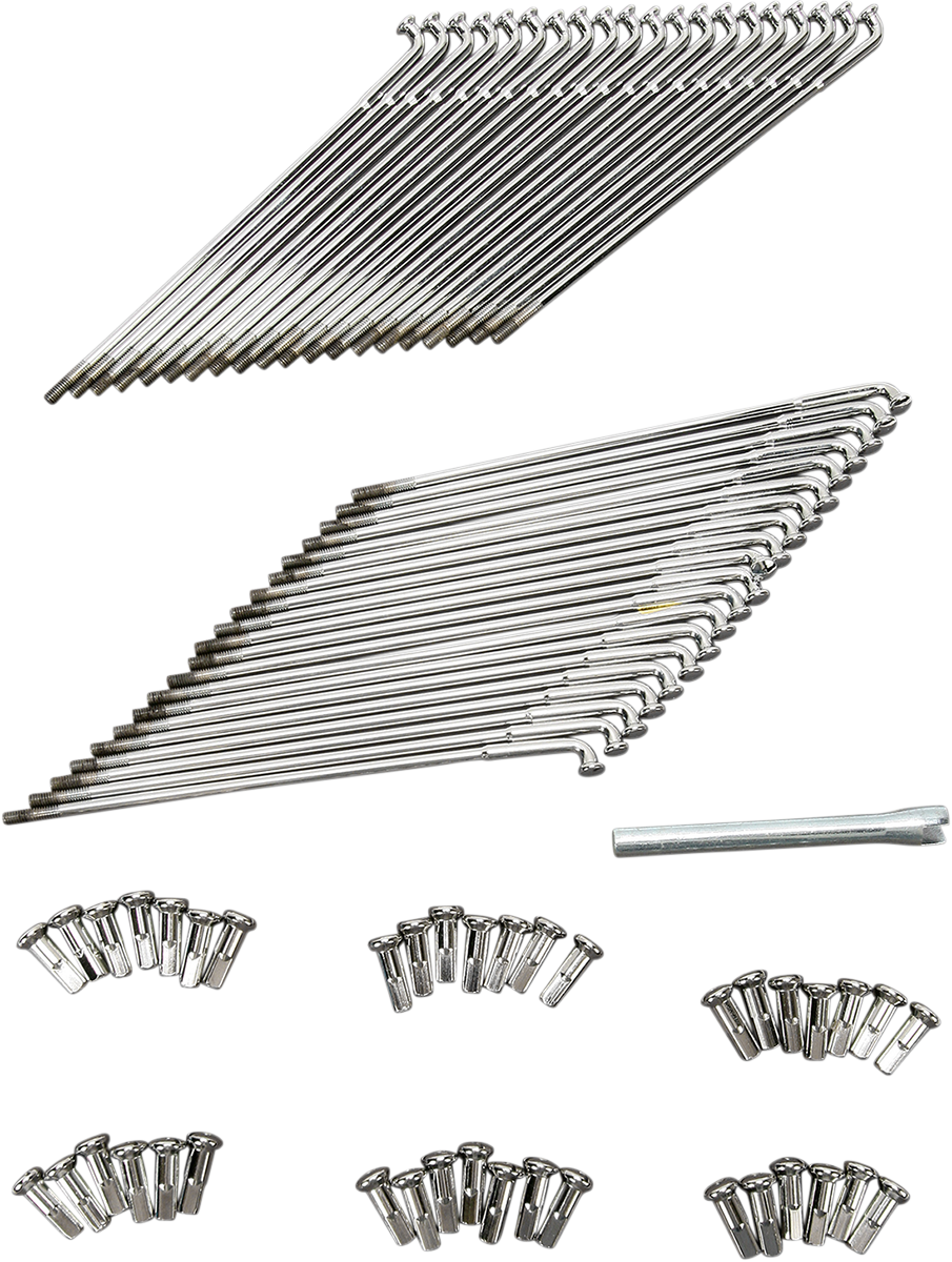 Rayos y Coplees de Rin de 18" - Cromo