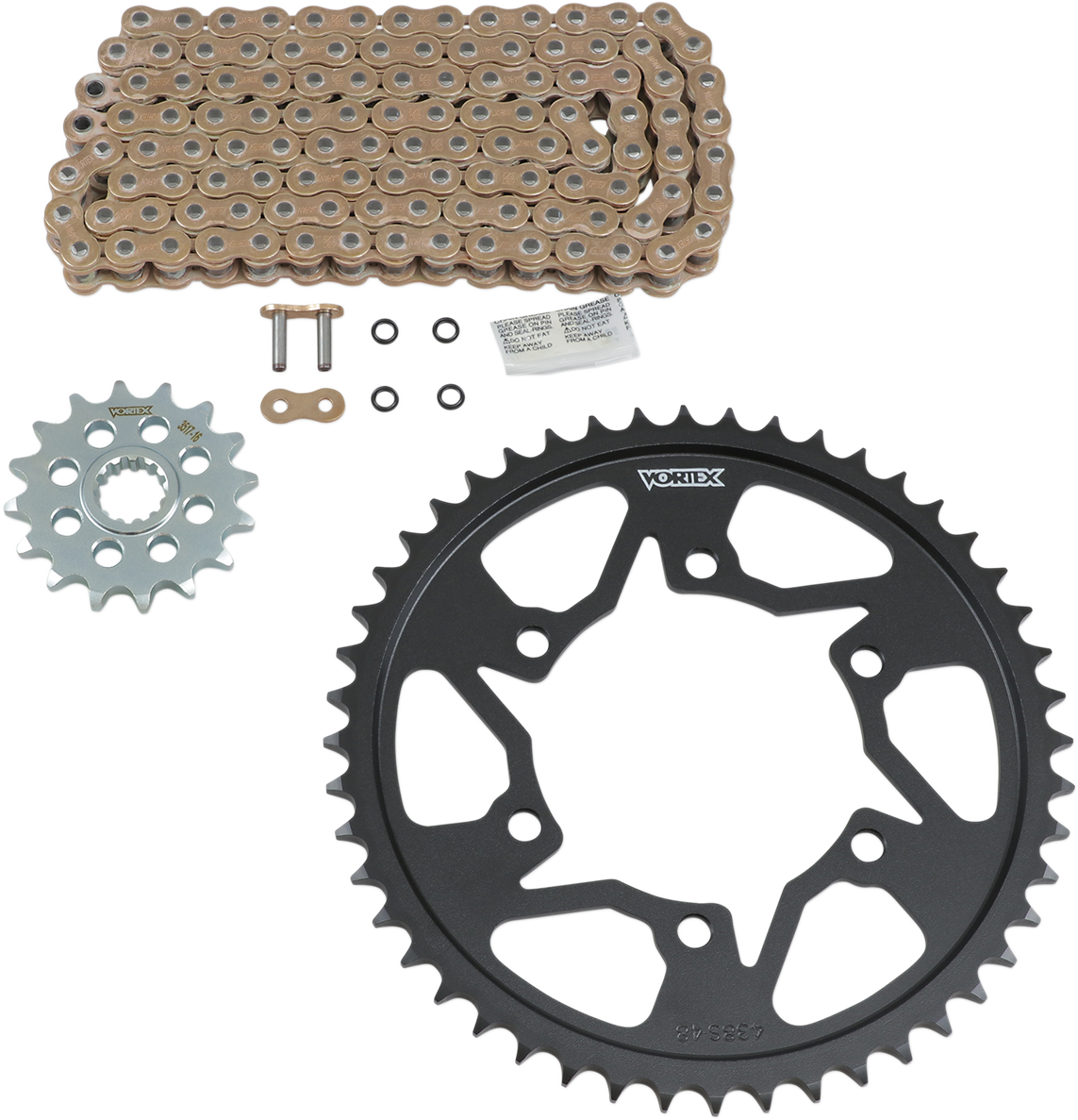 Chain Kit - Gold - Yamaha - YZF-R6S '03-'05