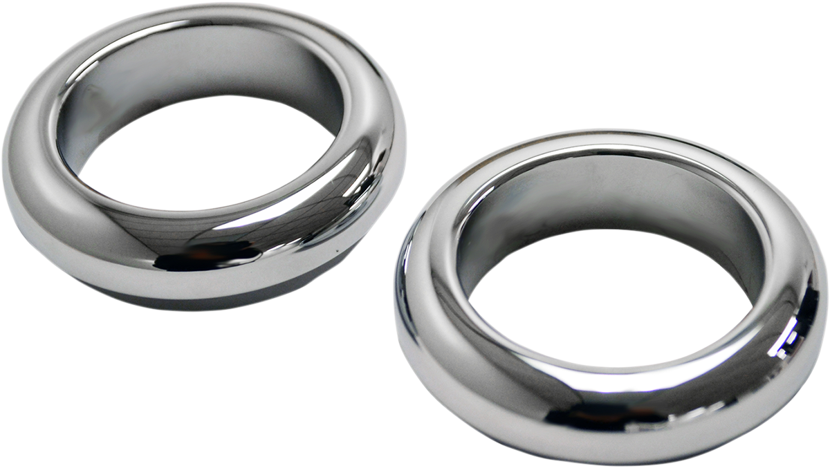 Fork Dust Covers - 39 mm - Chrome