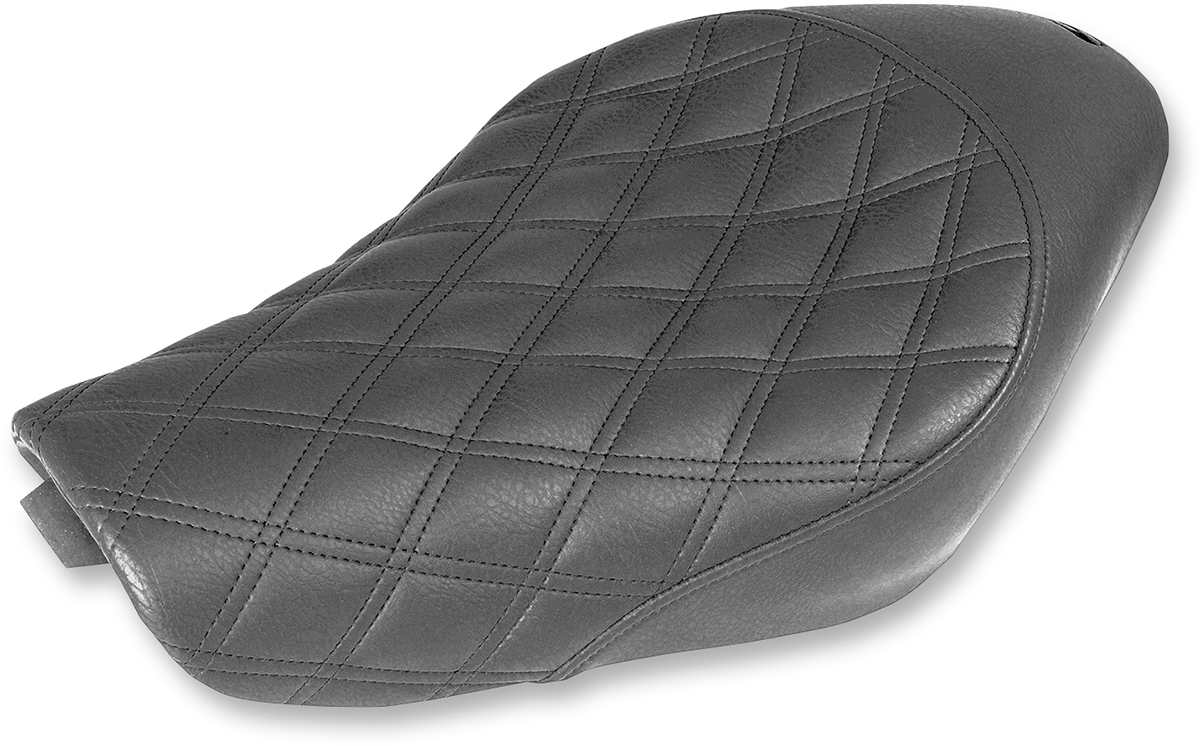 Asiento Renegade Solo Cosido Enrejado - Negro - XL