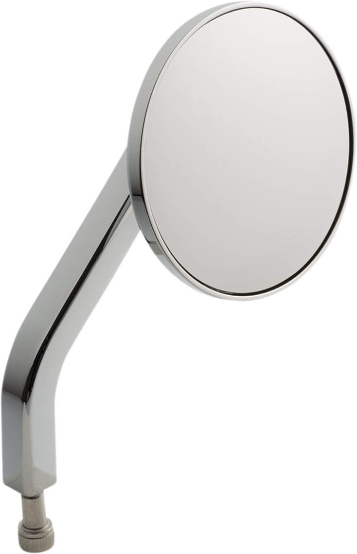 No. 7 Solid 3-1/4" Round Mirror - Chrome - Right