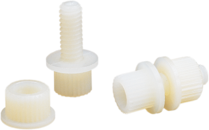 License Plate Bolt - 100 Pack - White