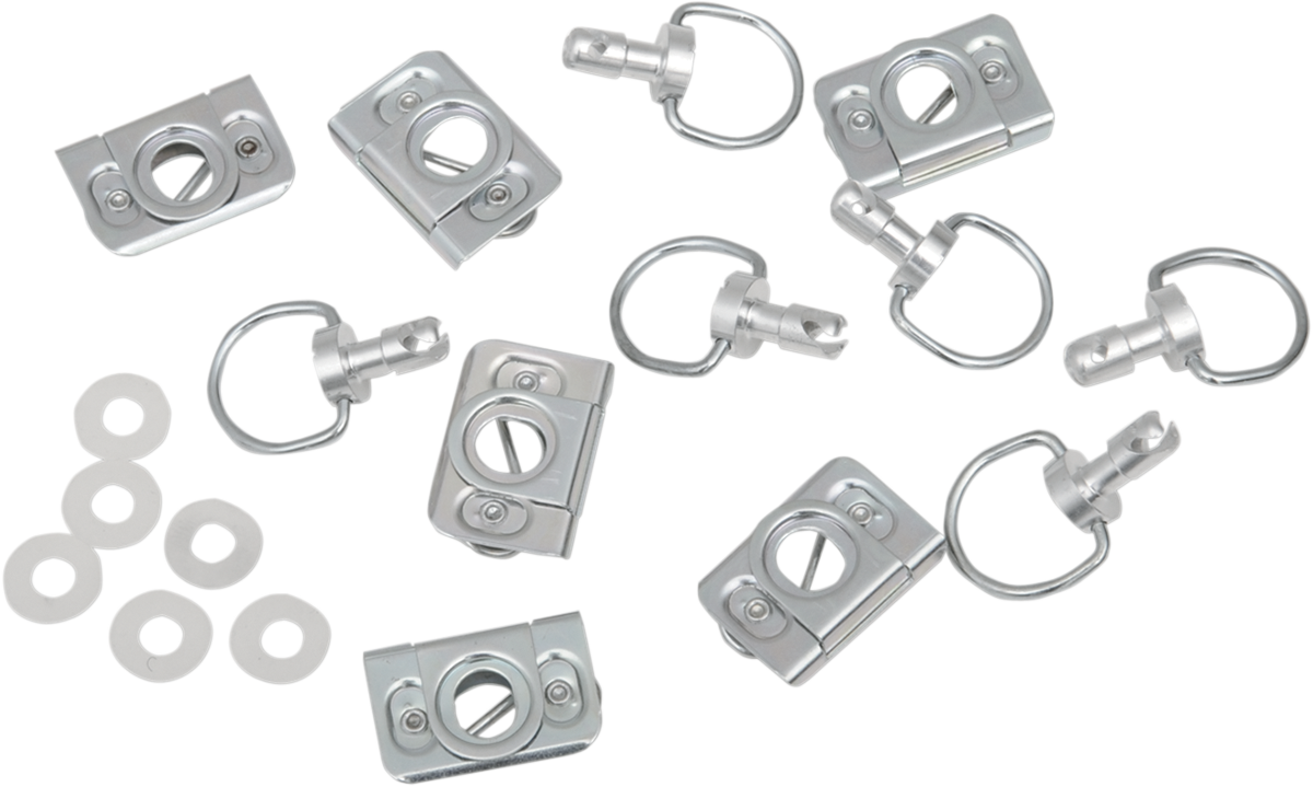 D-Ring Kit - Silver Clips