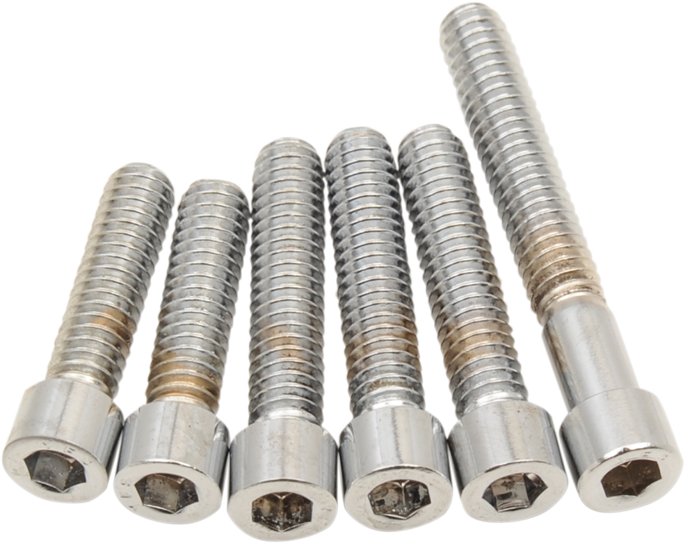 Tornillos de la cubierta de levas cromo