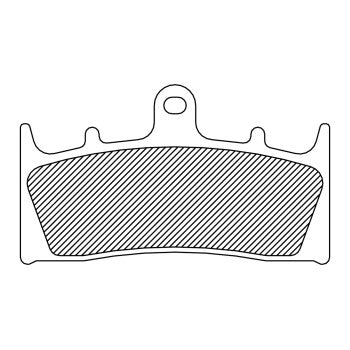 Balatas de Freno Orgánicas Delanteras/Traseras H-D/Buell 1996-2000