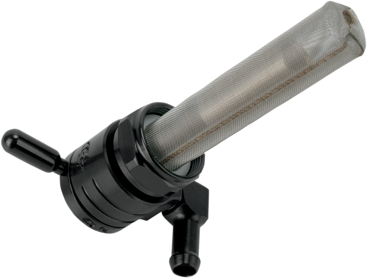 Backward Petcock - Black - 22mm