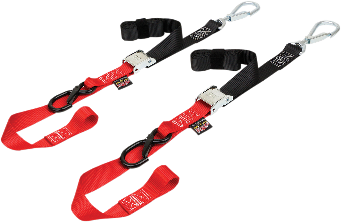 Cam Tie-Down - 1.5" - Black/Red