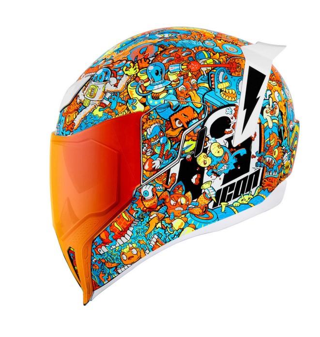 Casco ICON Airflite - ReDoodle - MIPS - Blanco