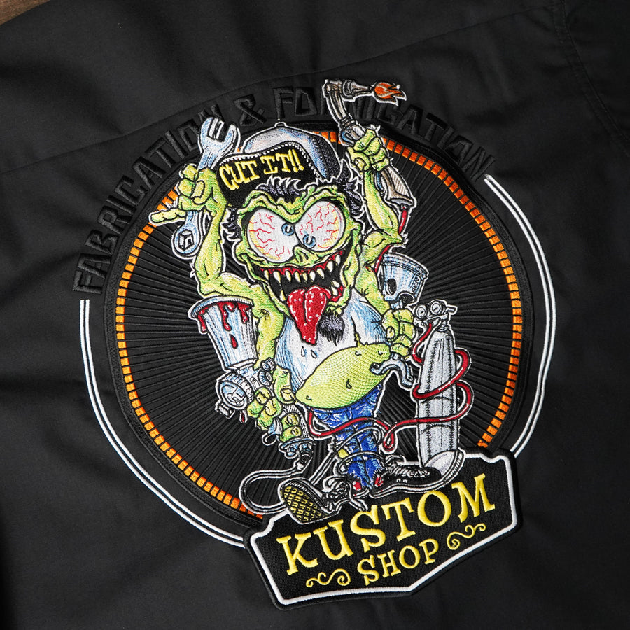 Camisa LETHAL THREAT Fabrication Monster - Gris