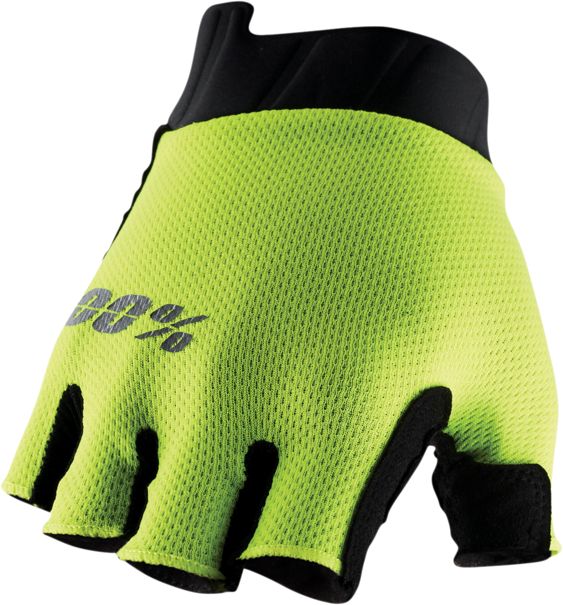 Exceeda Short Finger Gloves - Fluorescent Yellow - Medium
