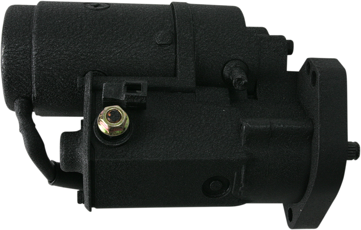 Starter Motor - Harley Davidson - Black Wrinkle
