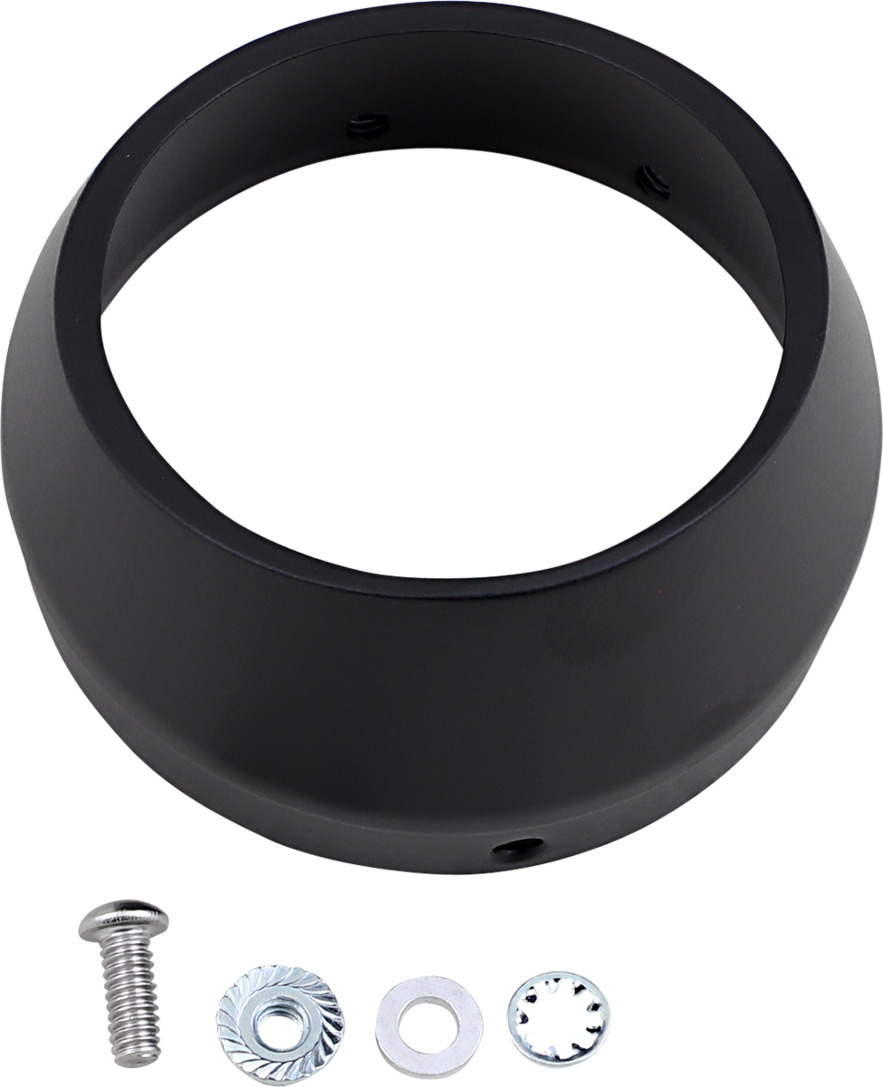 End Cap - Black - Slash