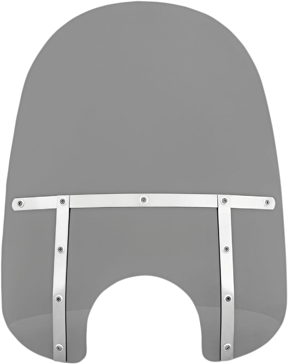 Fats Windshield - 21" - 7" Headlight - Black Smoke