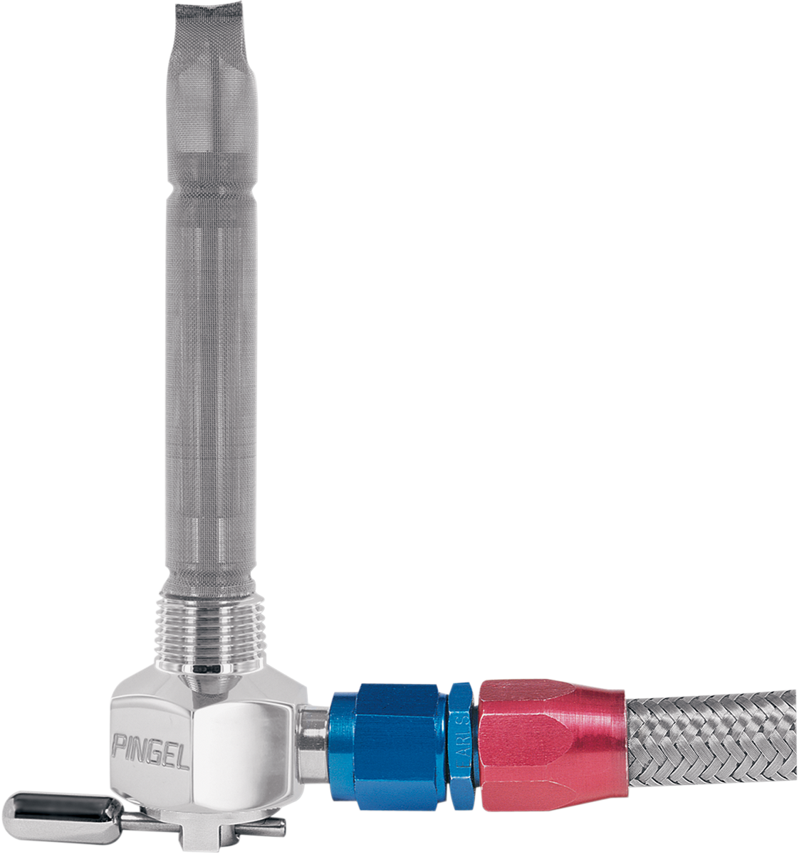 Fuel Valve - Chrome-Plated - 6AN - 3/8" NPT