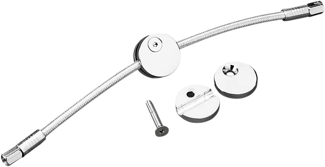 Brake Line Sandwhich - Chrome