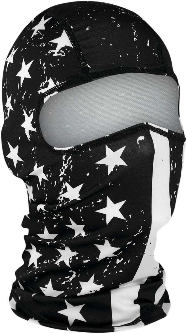 Balaclava - Black/White - Flag