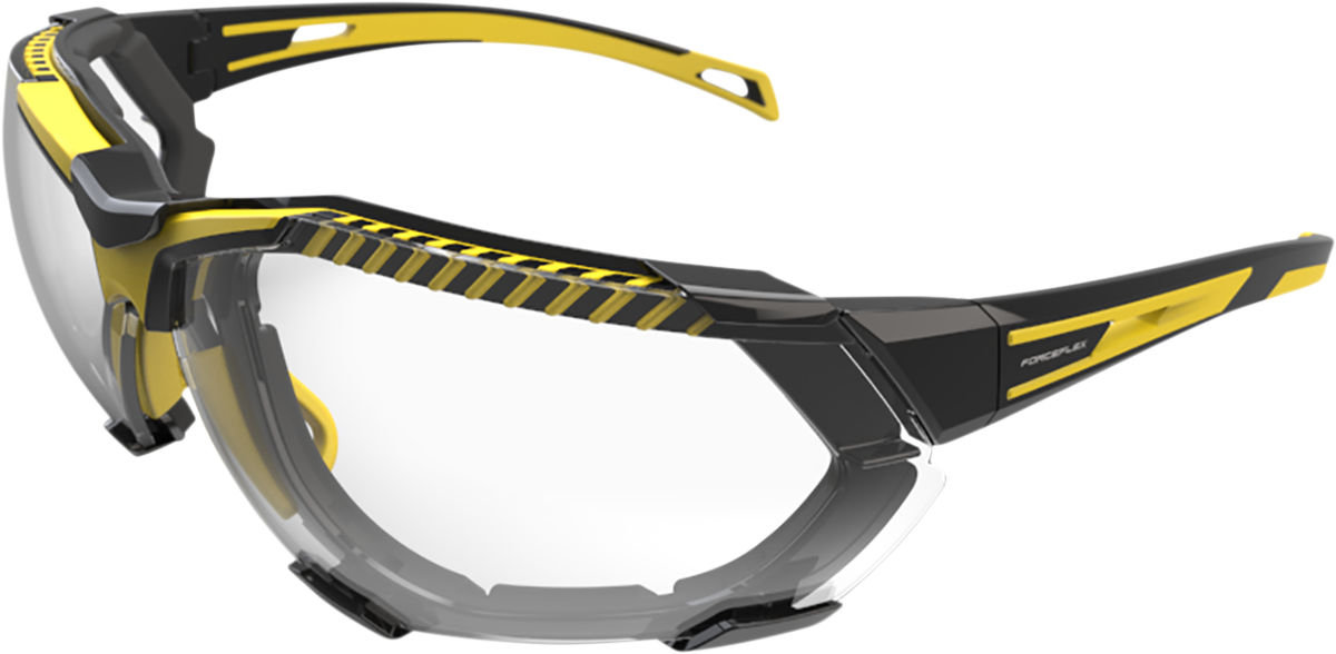 FF4 Sunglasses - Foam - Black/Yellow - Clear