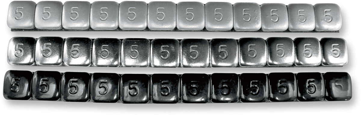 Contrapesos adhesivos de acero para balanceo 5 gr