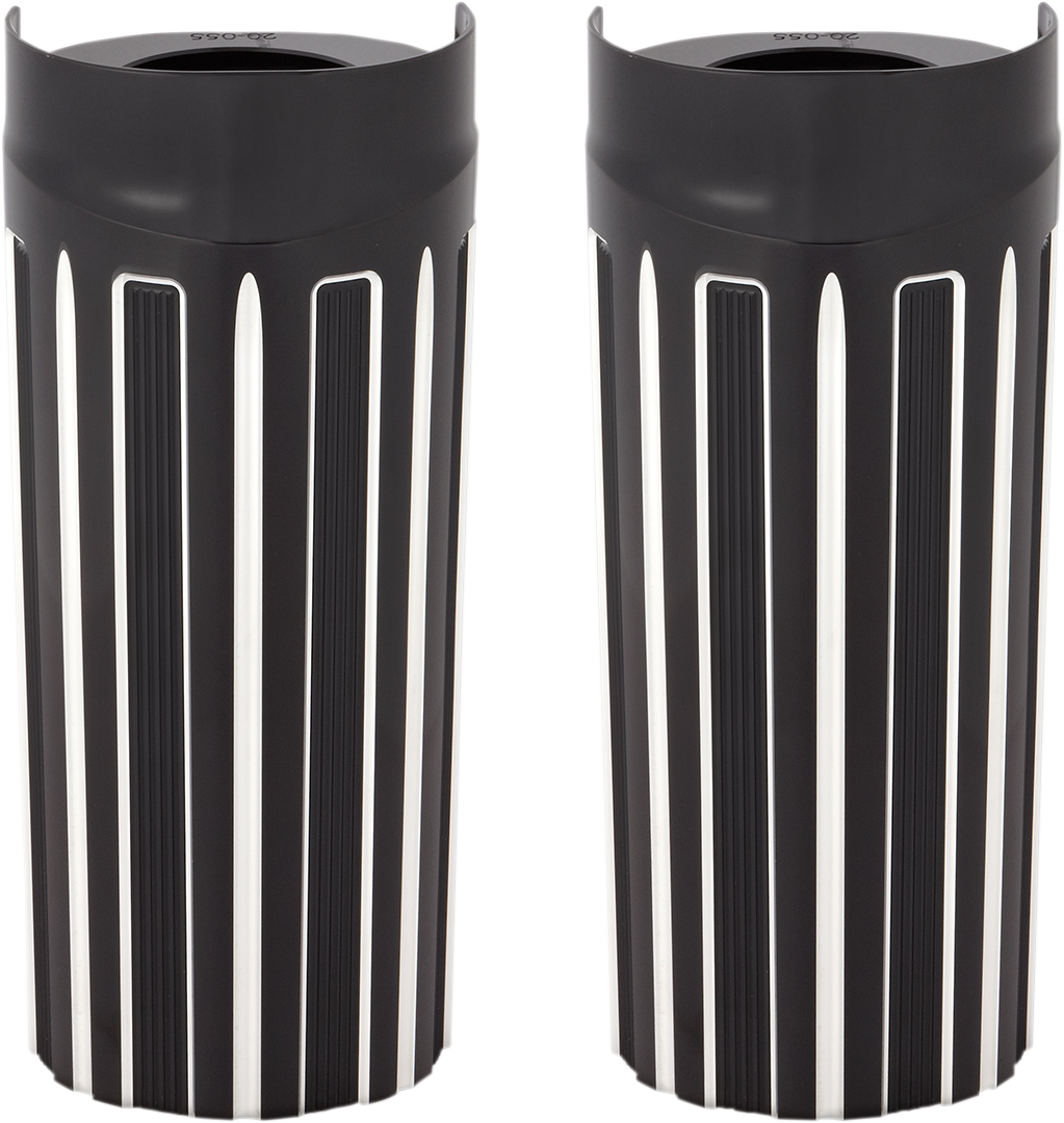 Cubiertas Suspension Delantera Arlen Ness 10 Gauge Negro Anodizado +2" FLHT