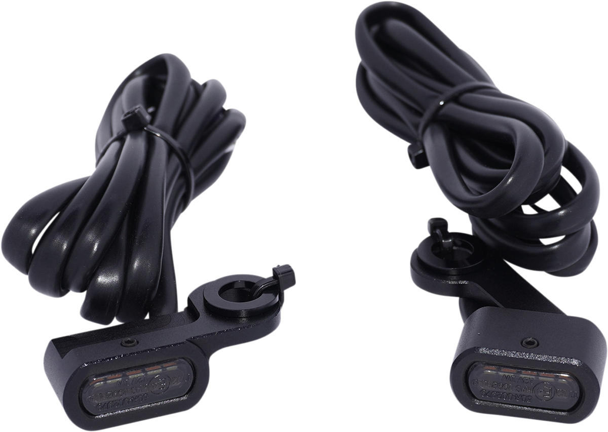 Marker Lights - Amber/White - Smoke Lens - Black