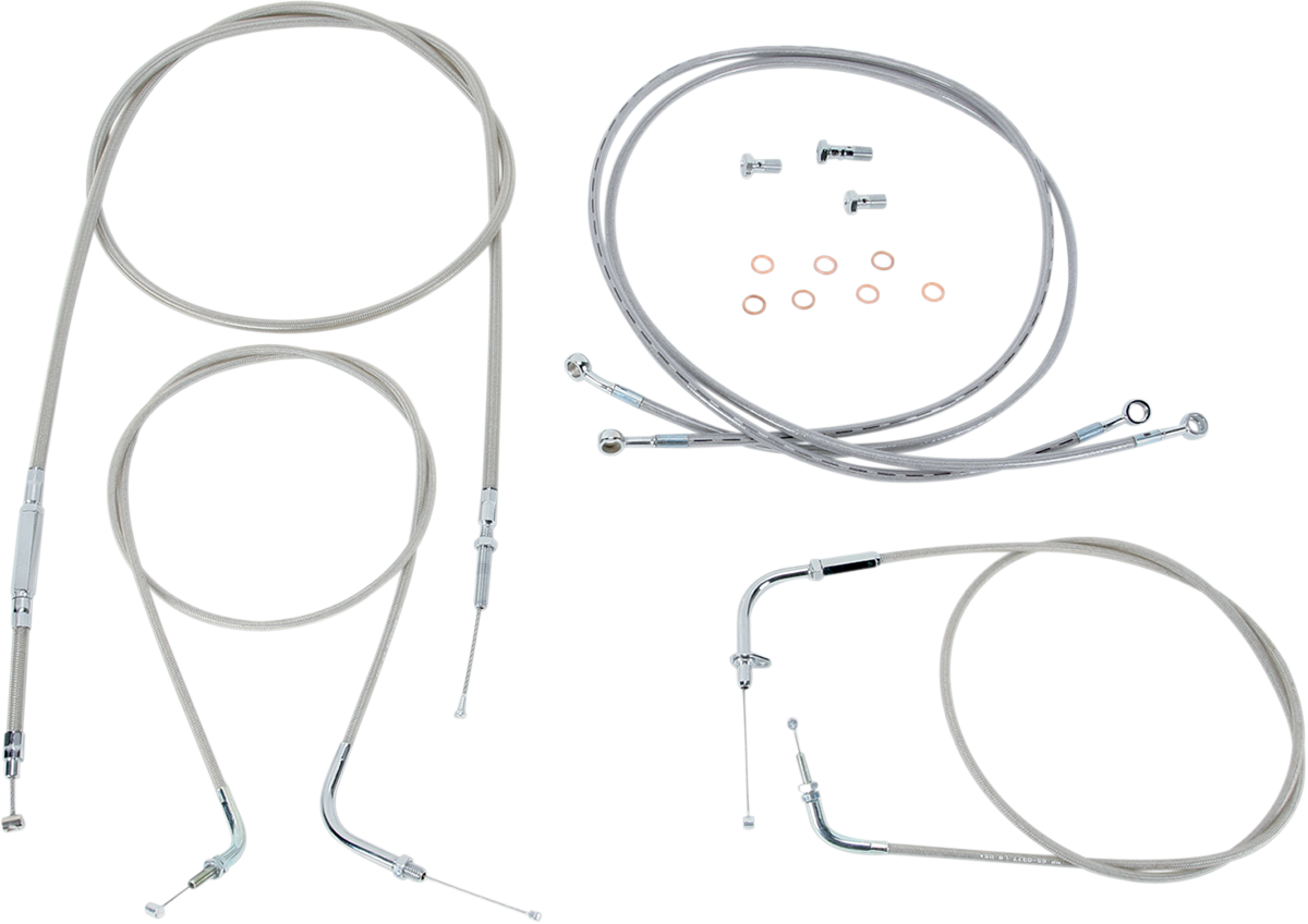 Cable Line Kit - 15" - 17" - XVS1300 - Stainless Steel