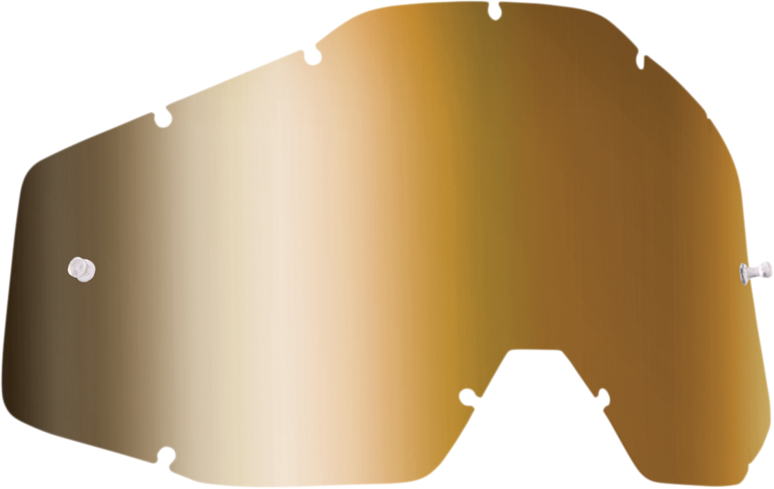 Lente de repuesto para goggles FMF PowerBomb/PowerCore - oro espejo