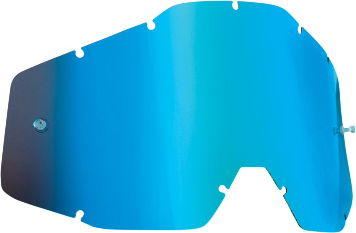 Lente de repuesto para goggles FMF PowerBomb/PowerCore - azul espejo