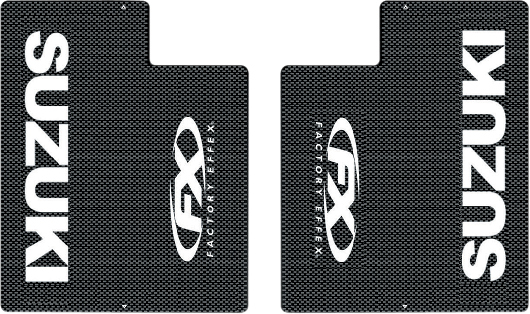Carbon Fiber Fork Shield - Suzuki