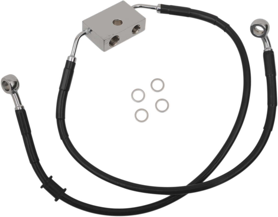 Front Brake Line - XL - Black +2"963