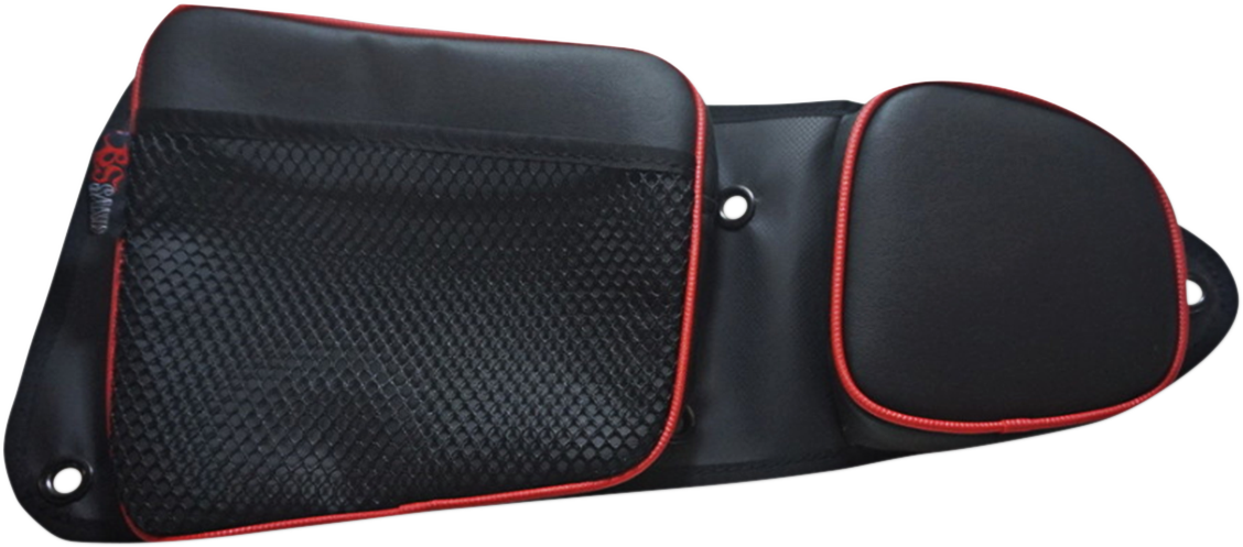 Door Bag - Front - Black/Red