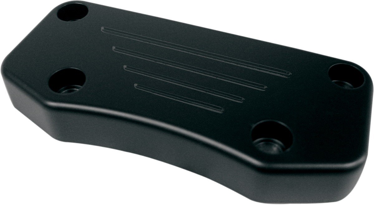 Handlebar Clamp - Ball-Milled - Black