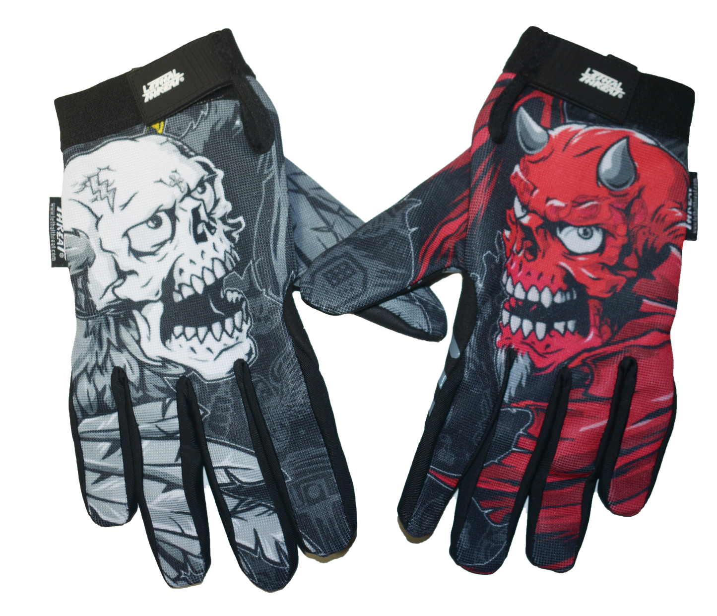 Guantes Lethal Threat Good & Evil Skulls