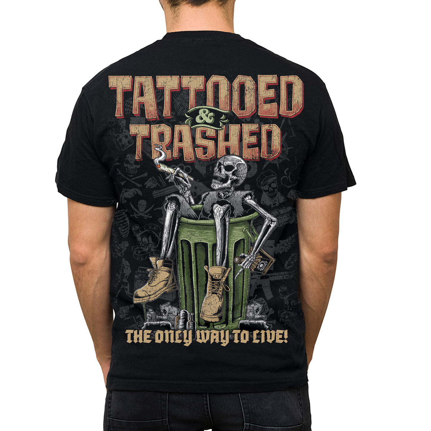 Playera Lethal Threat Tattooed & Trashed