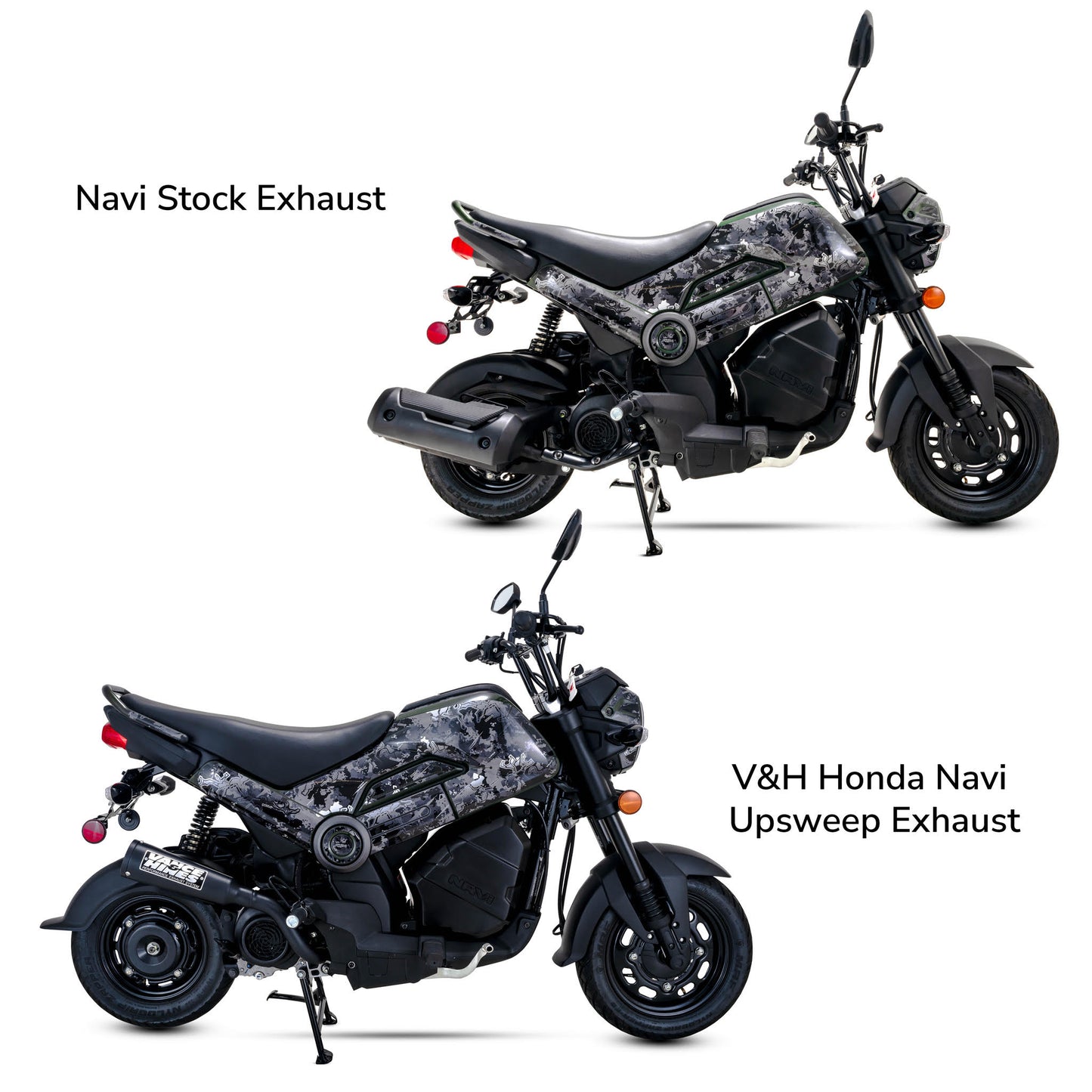 Sistema VANCE & HINES de Escape Upsweep - Negro