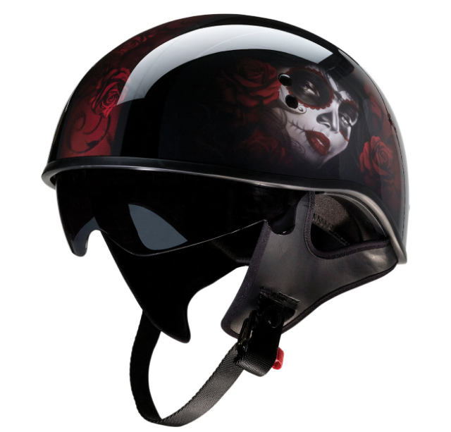 Casco Z1R Vagrant - Red Catrina - Black/Red